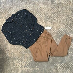 Nautica boy’s matching shirt and pants